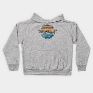 Flyleaf Retro Waves Kids Hoodie